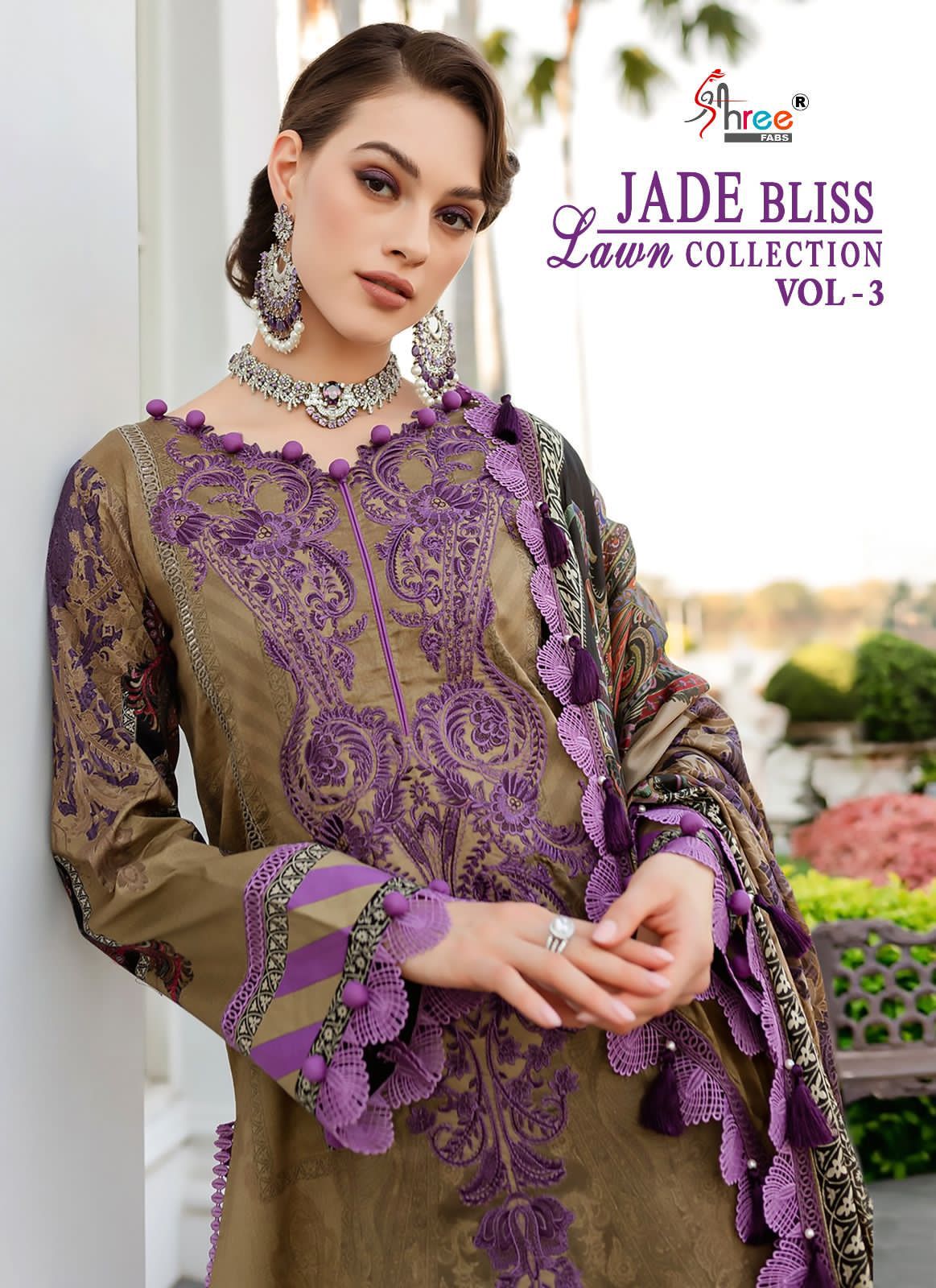 Jade Bliss Lawn Collection Vol 3 By Shree Pakistani Suits Catalog